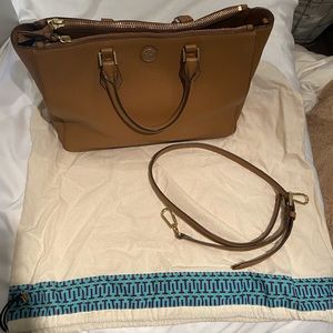 Tory Burch Pebbled Robinson Tote